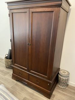 Beautiful Cherry Wood Armoire