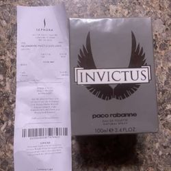 Brand New Paco Rabanne Invictus Eau De Toilette (100ml/3.4oz)
