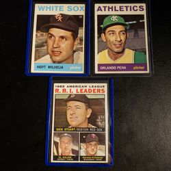 (4) 1964 Topps Cards