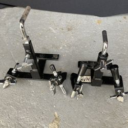 Cowbell Foot Pedal Brackets $25 each. Percussion items. Pickup in Virginia Beach or Yorktown. Shipping available.