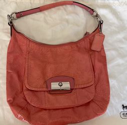Coach saddle leather bag