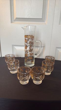 Vintage Culver Chantilly Beverage Set
