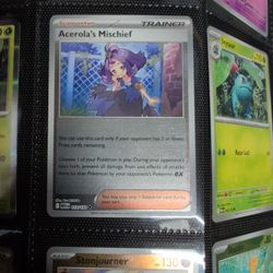 Pokemon Mega Evolution Acerola's Mischief #113(Rev. Holo)