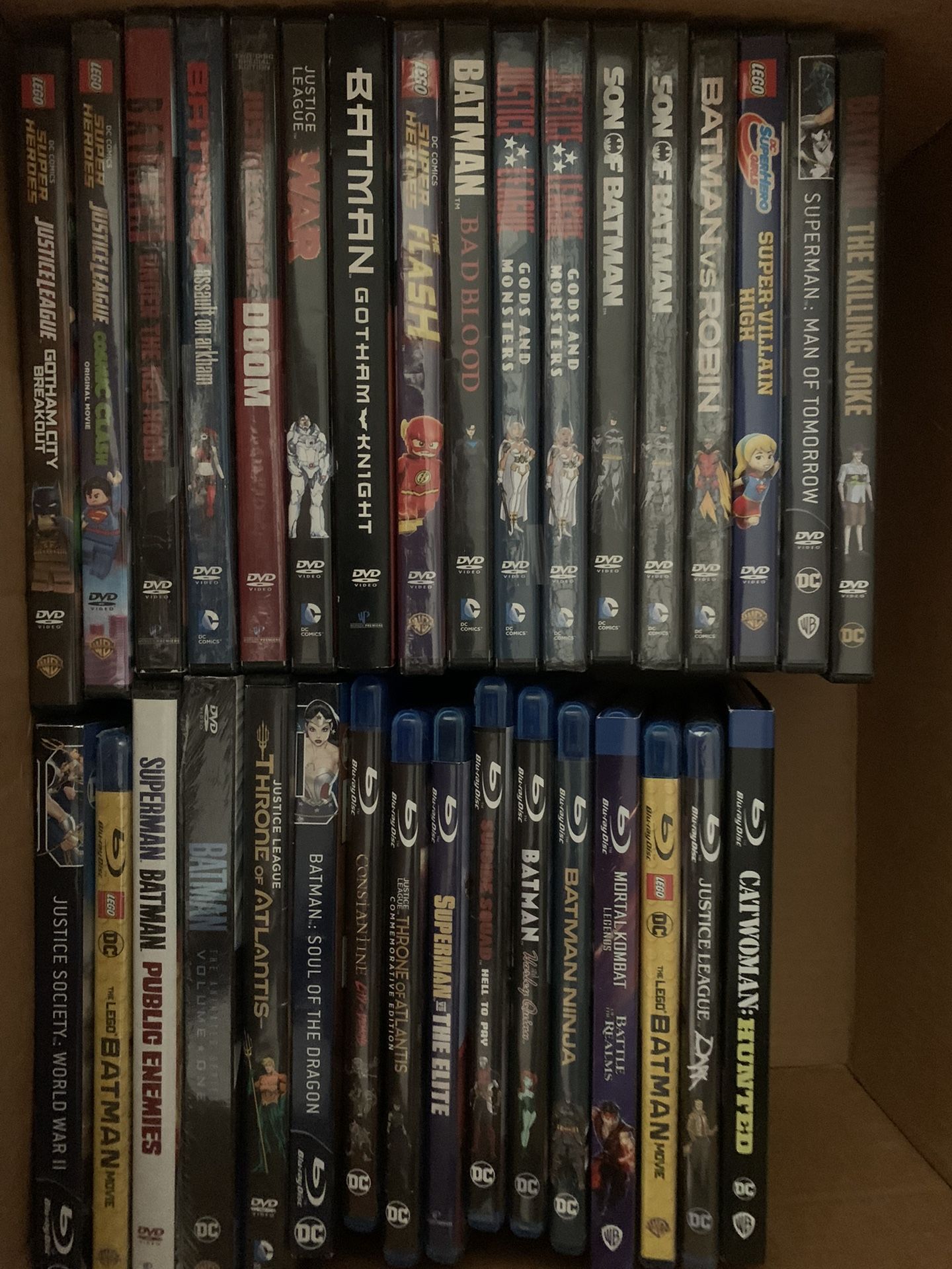 DC Animated Dvd Blu Ray