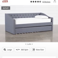 Twin Day Bed W/pull Out Trundle 