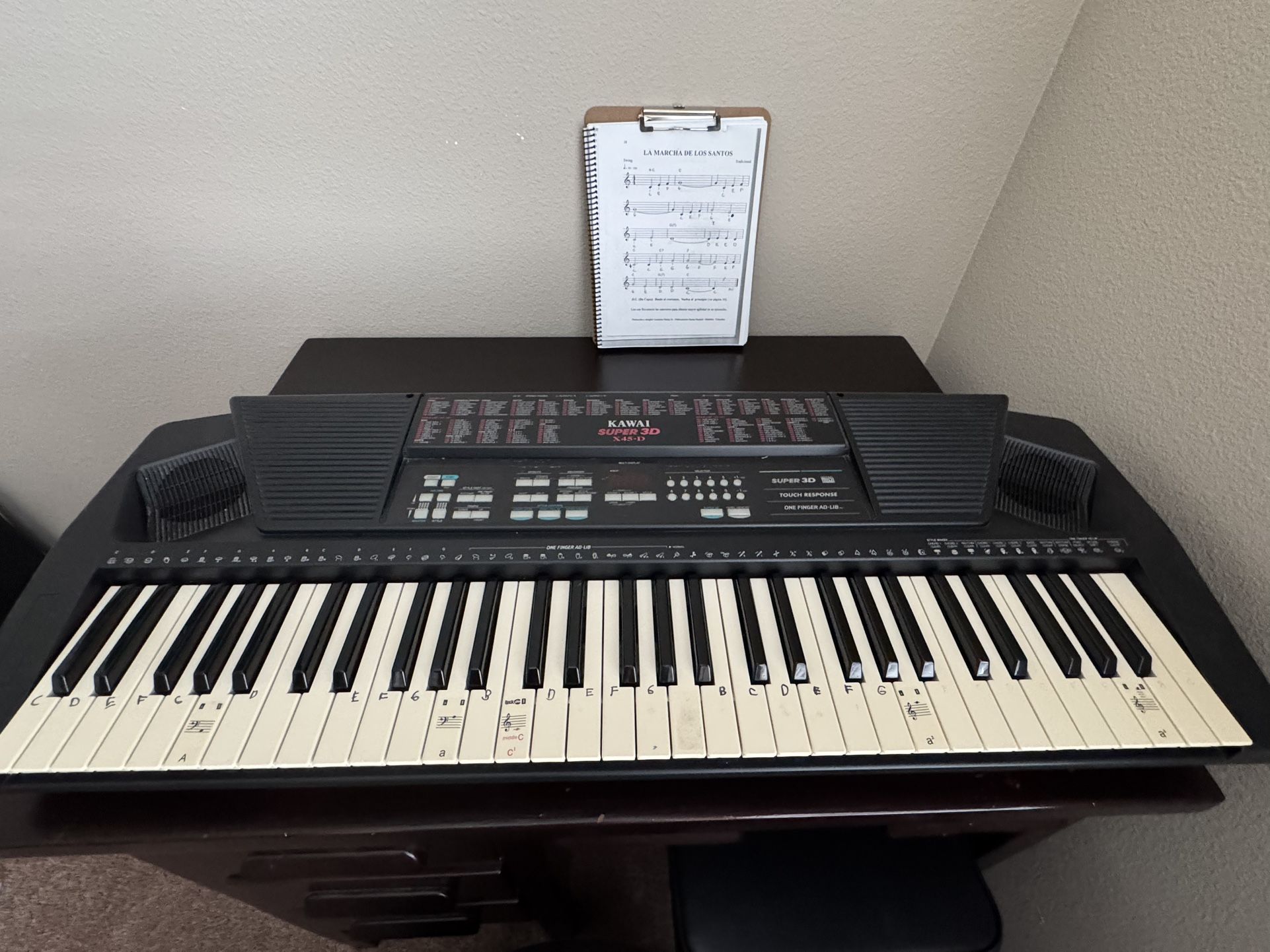Keyboard and Stand