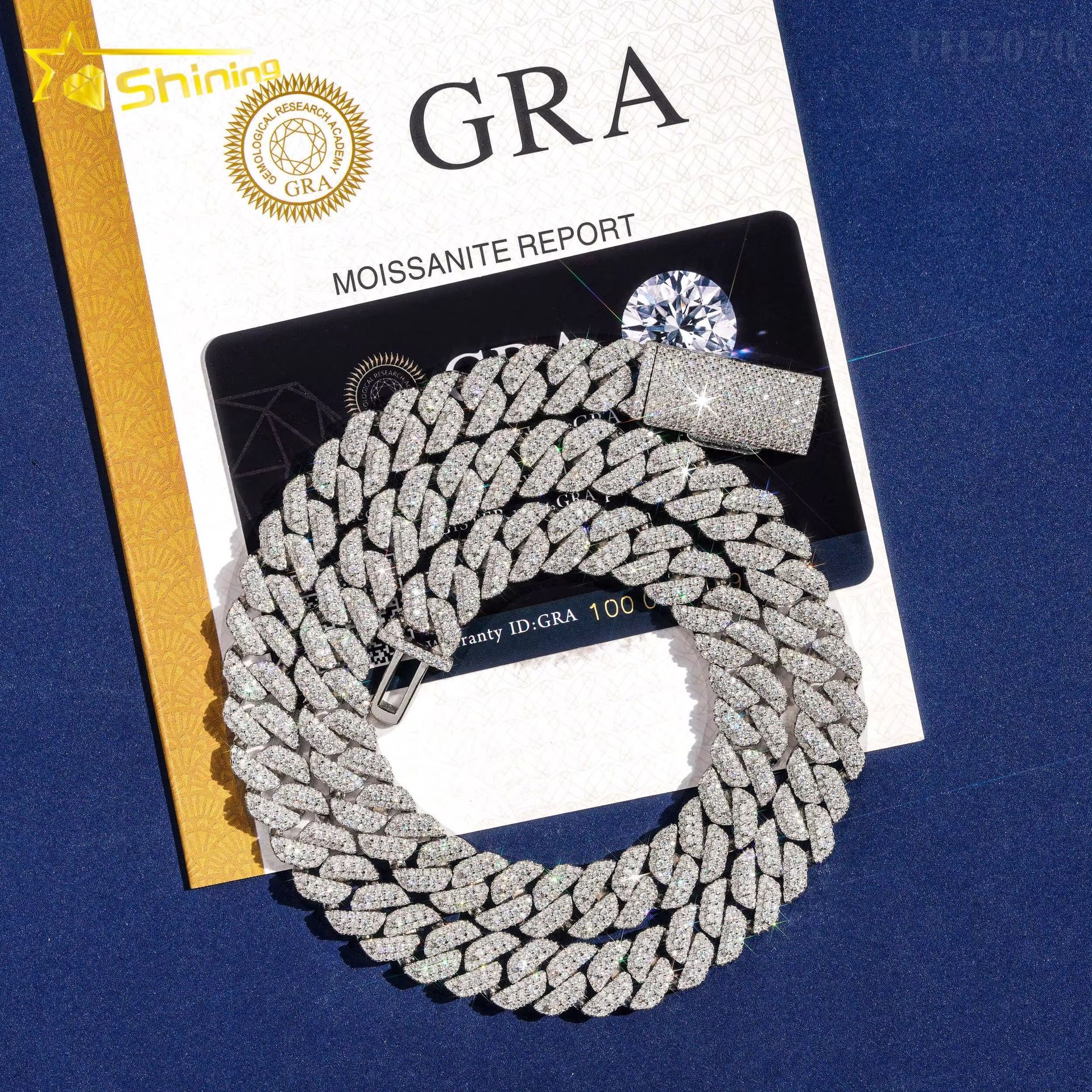 10mm Moissanite Miami Cuban Link Chain or Bracelet (READ DESCRIPTION)