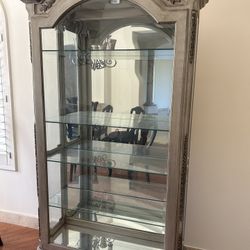 Large armoire. Wood And Glass 