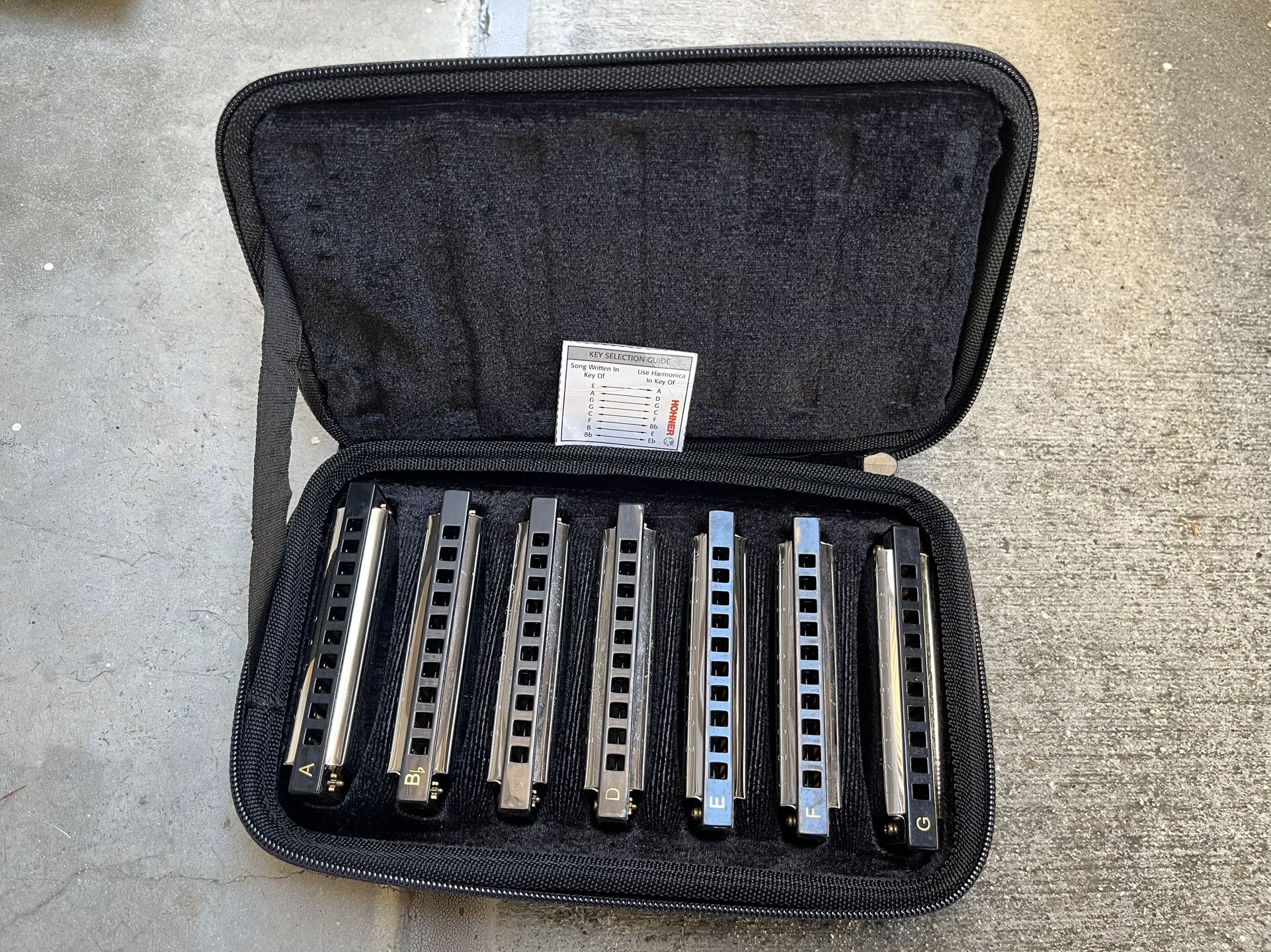 Hohner Harmonicas Full Set Blues Band, New In Case