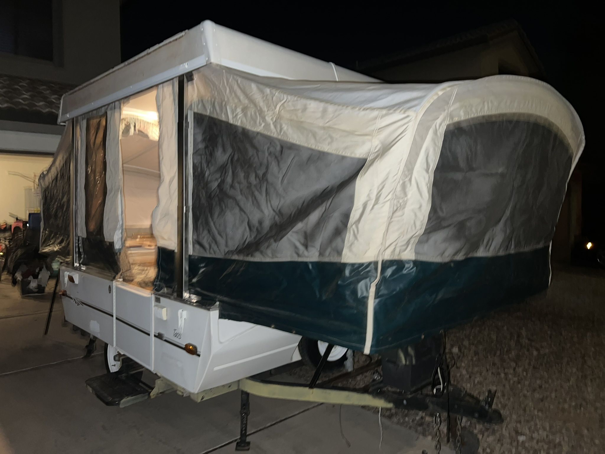 2002 Coleman Pop Up Camper Heat Electric Trailer