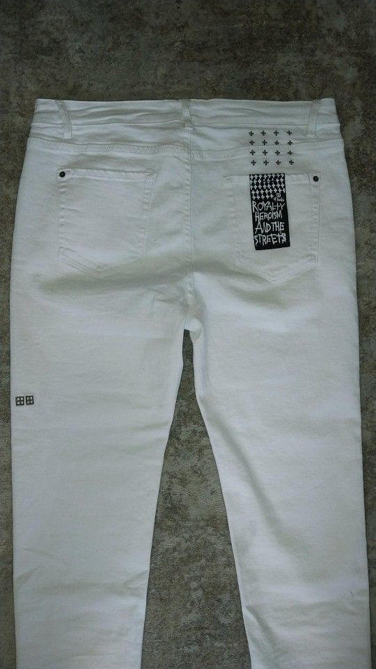 White Skinny Ksubi Jeans