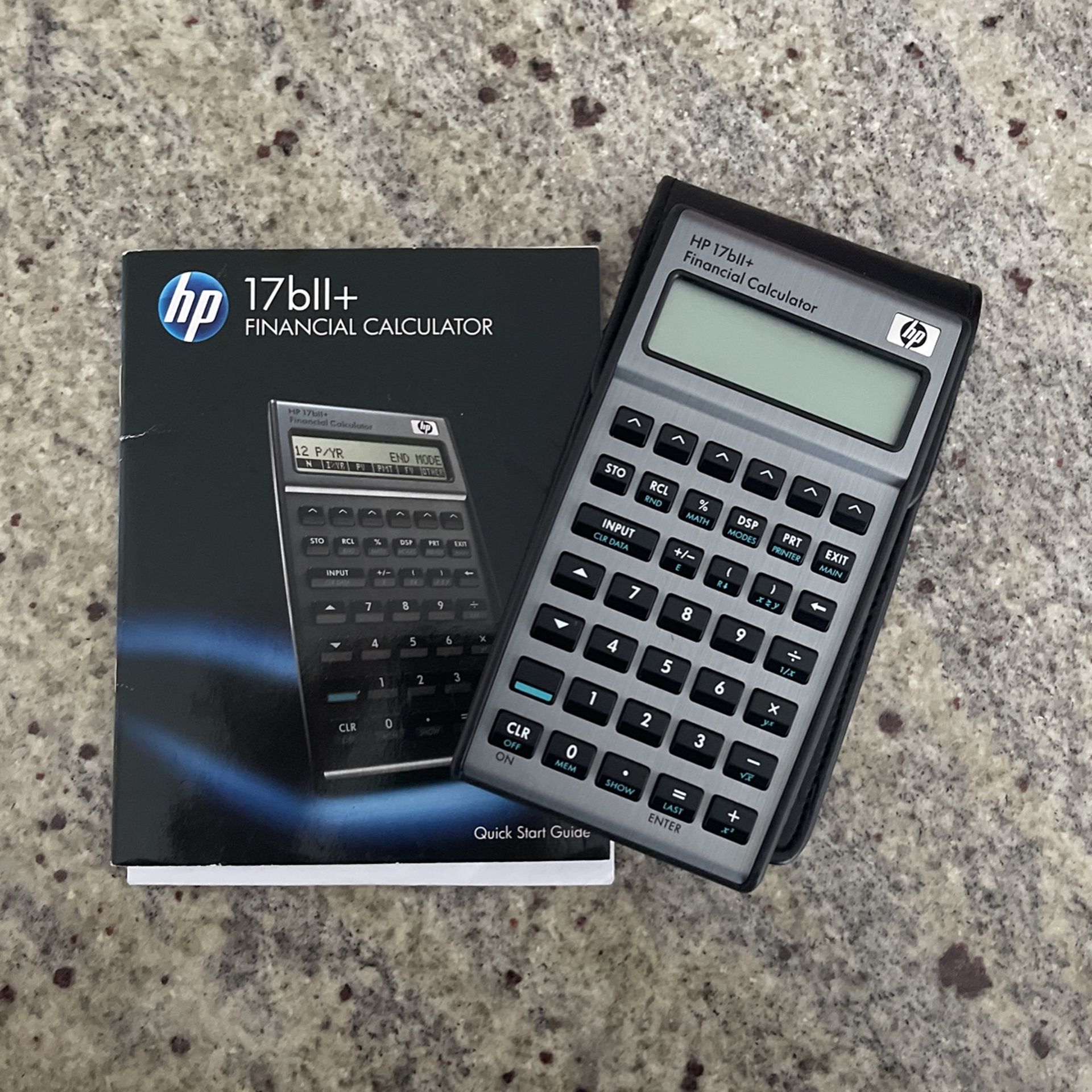 HP 17BII+ Financial Calculator, Silver