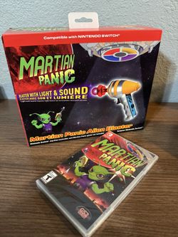 Martian Panic New For Nintendo Switch With Blaster