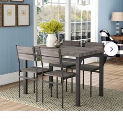 Like New! Wayfair 5 Piece Dining Set