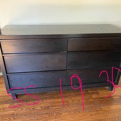 Solid Wood Dresser & Side Tables