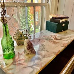 Custom Resin Top Dresser/ Cabinet 
