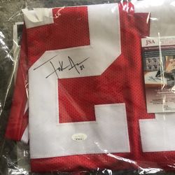 Frank Gore 49ers Autographed Jersey