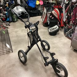 Used Sun Mountain Speed Cart V2 Golf Pull / Push Cart (Read Description)