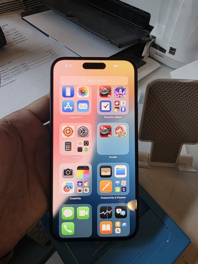Apple iPhone 15 Plus A2847 AT&T Only 128GB Black Very Good
