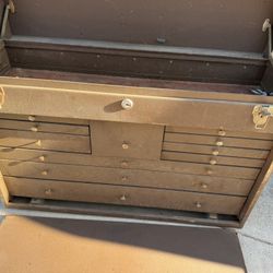 Vintage Park Mfg Co. 11 Drawer Machinists Tool Box Topper Steel Front Model 86678