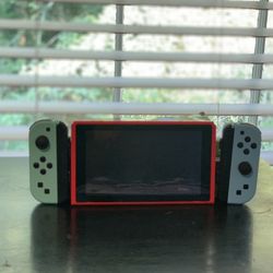 Red Nintendo Switch Console + Blue & Green Joy‑Cons + 85 Games – No Dock/Charger *TEMPORARY*