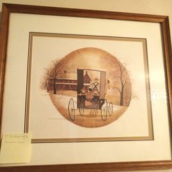 "Autumn Ride",by P.Buckley Moss