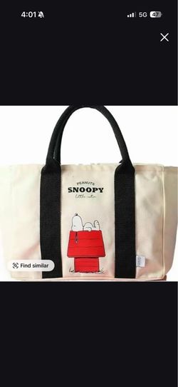 Snoopy mini tote bag