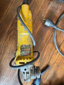 Dewalt angle grinder