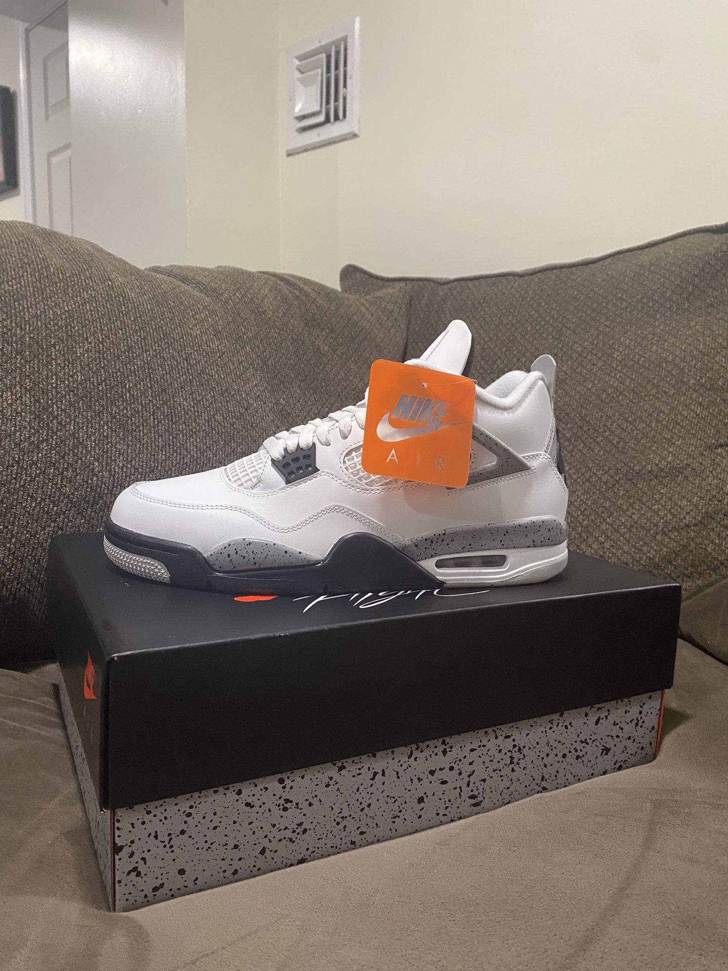 Jordan 4 “White Cement” 2025 - SIZES 11 & 12