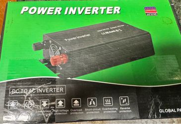 Cxtxdy 1000W Car Power Inverter DC 12V to 110V 3 AC Outlet Solar Power Converter Appliances, (Tablet, Mobile, Radio,) In case of emergency, hurricane,