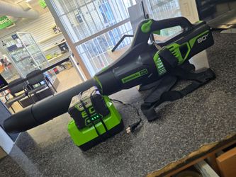 Greenworks Pro 80V Cordless Leaf Blower with Battery and Charger(BLB489)