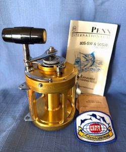 M PENN REEL International II 80-SW & 50SW Two Speed MIB Never Used