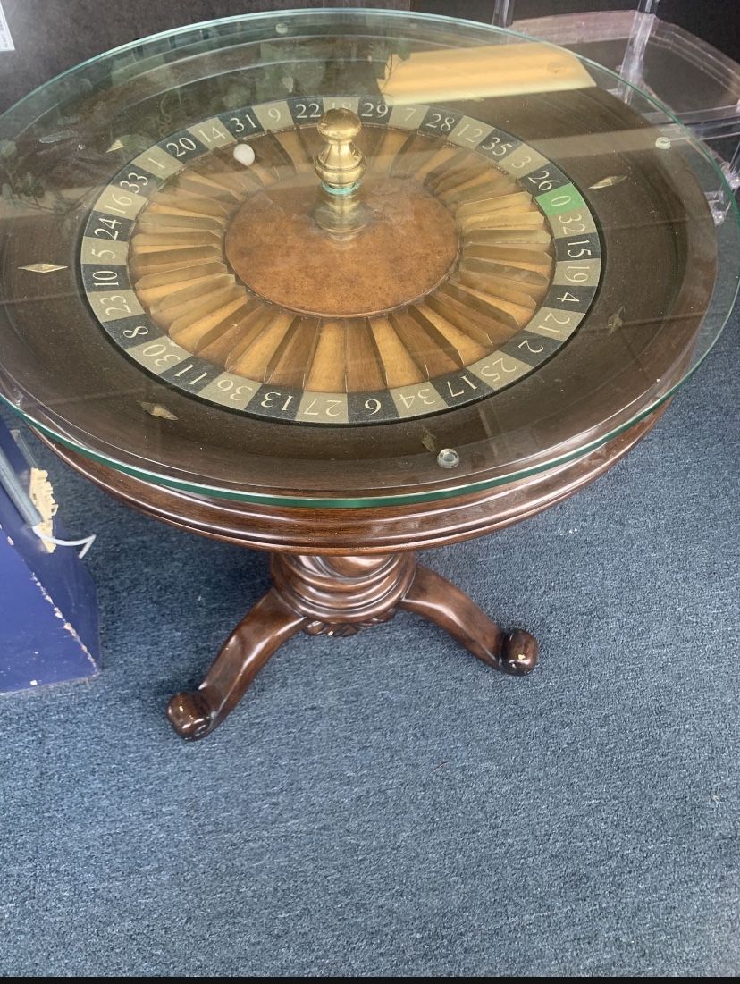 Vintage A Small Roulette Wheel Side Table for Sale in Long Beach, CA ...