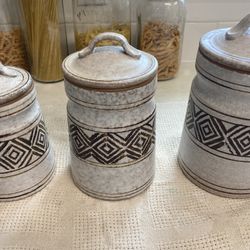 3 Kitchen Canisters