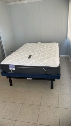 Twin size adjustable bed