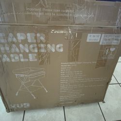 Diaper Changing Table With Storage 