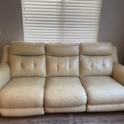 Power Reclining Sofa / Couch And Chair