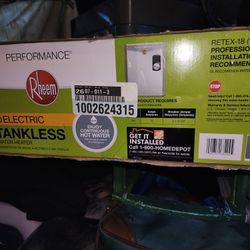 Tankless Hotwater Heater