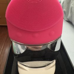 3-in-1 Electric Facial Cleansing Brush - Silicone Face Scrubber & Massager,