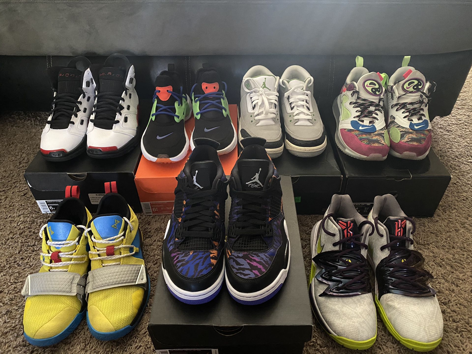 Nike Jordan lot 7 pairs total