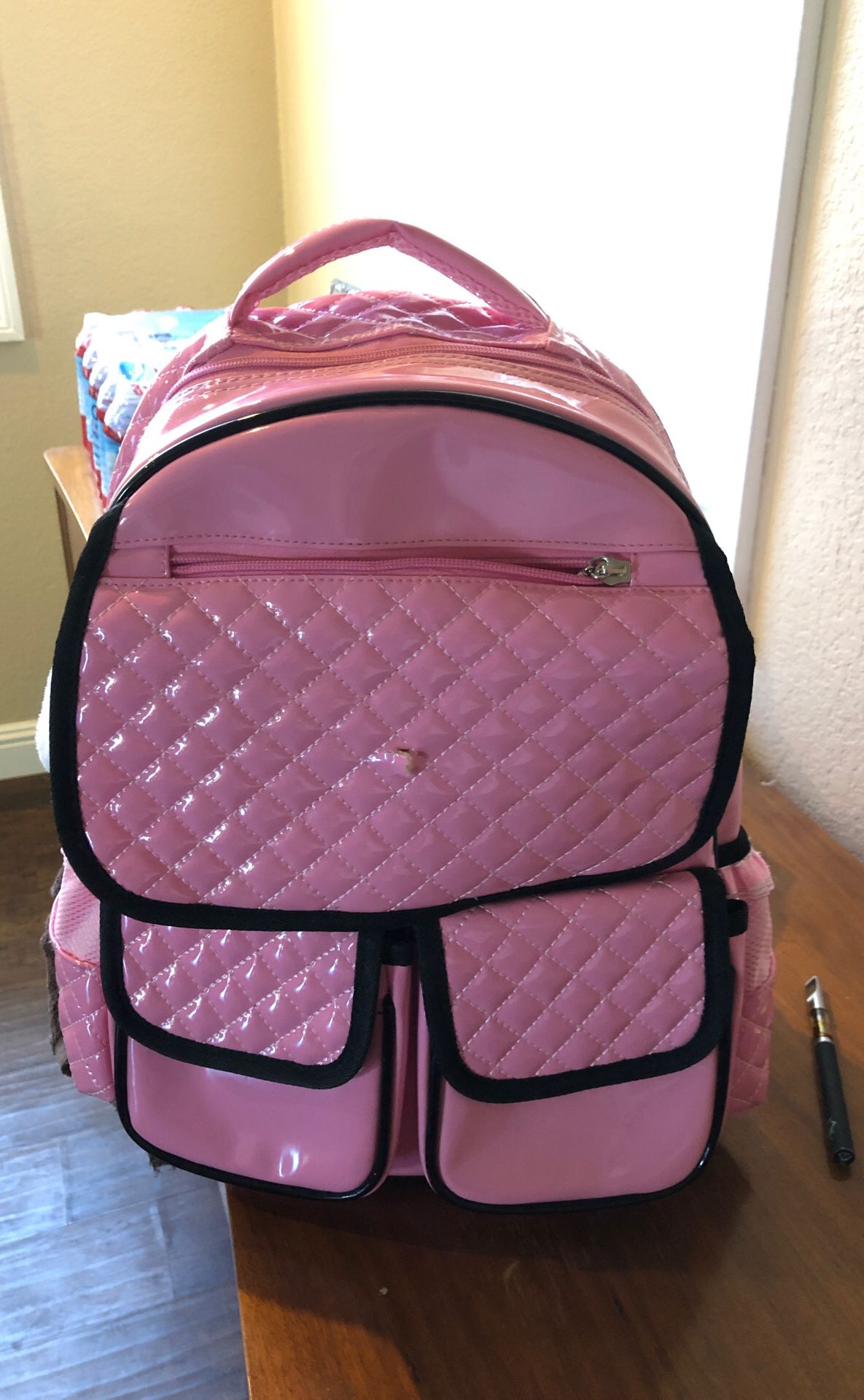 Pink Mini-ish backpack
