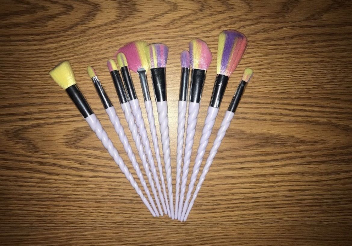 10 Piece Makeup Brush Set