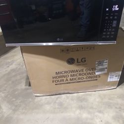 LG 1.3 cu. ft. 30 in. W Low Profile Over the Range Microwave Oven with EasyClean in PrintProof Stainless Steel 1000- Watt