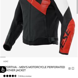 Dainese Sportiva Leather  58 EU 