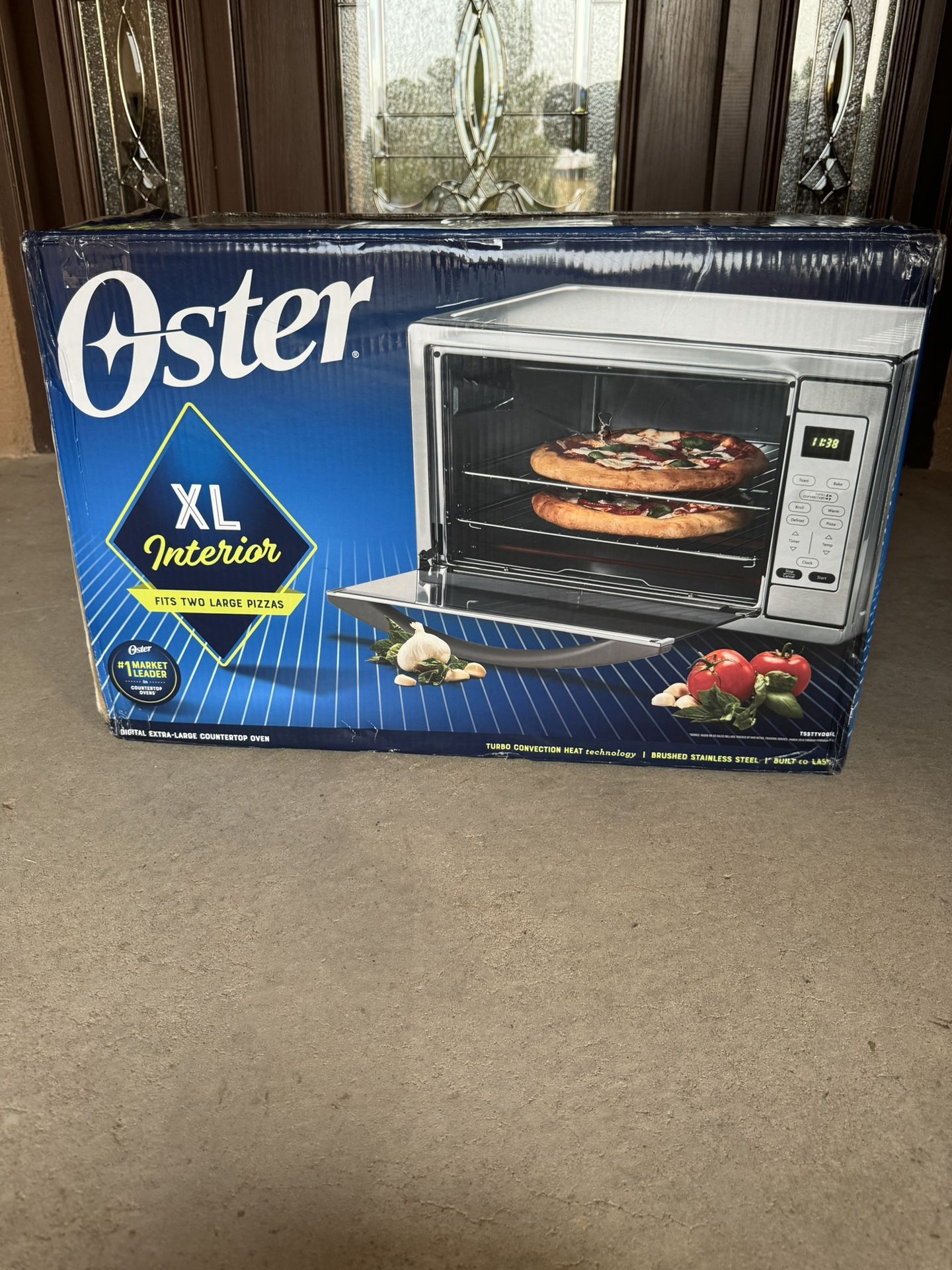 Oster Extra Large Digital Countertop Convection Oven Stainless Steel TSSTTVDGXL