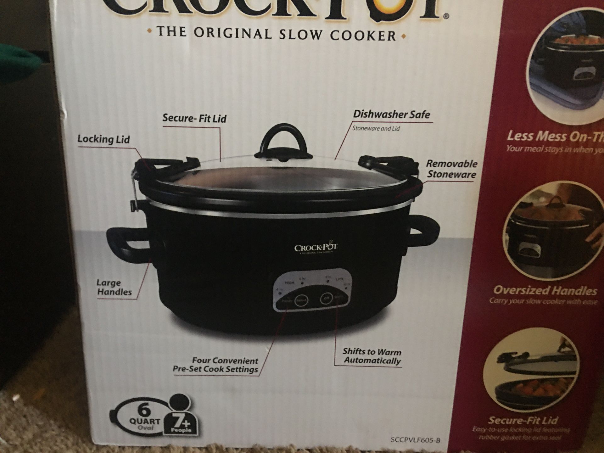 Crock pot original slow cooker