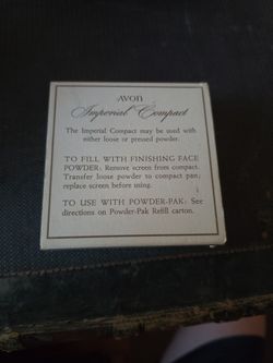 Mirror Powder Thing Antique