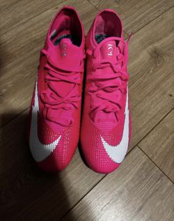 Pink Nike Mercurial Cleats