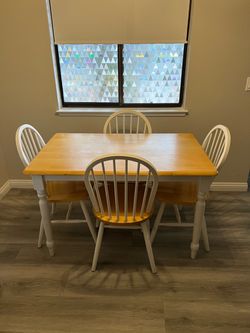 Dining table set for 4