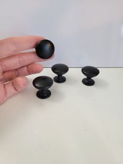 Black drawer knobs